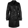 Geaca Lunga de Piele Dama Mauritius Neagra GWLeur Geaca Lunga de Piele Dama Mauritius Neagra GWLeur - readytowear.ro