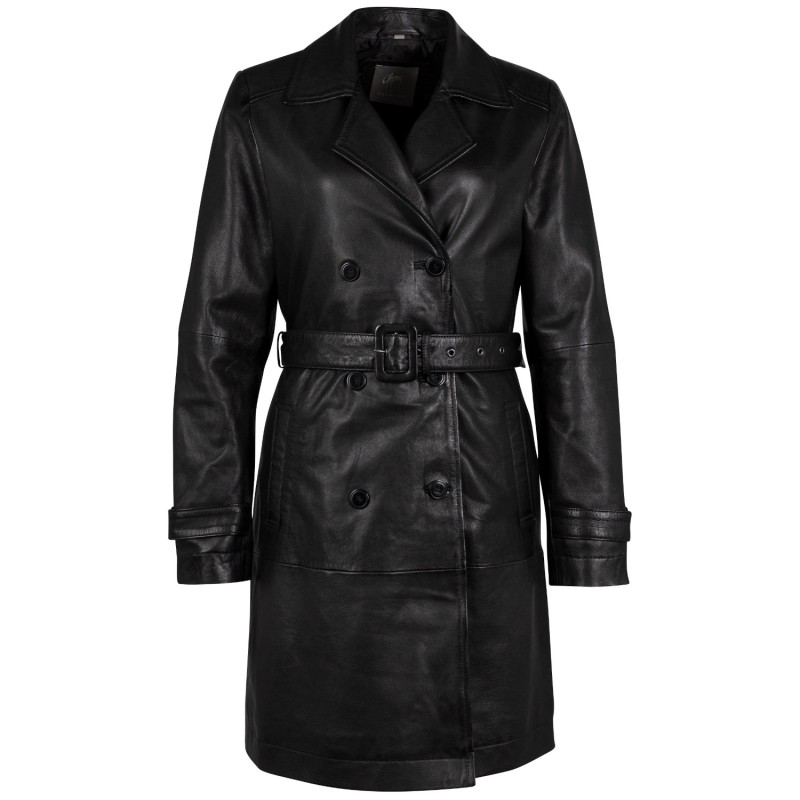 Geaca Lunga de Piele Dama Mauritius Neagra GWLeur – Geci de Piele Geaca Lunga de Piele Dama Mauritius Neagra GWLeur – Geci de Piele