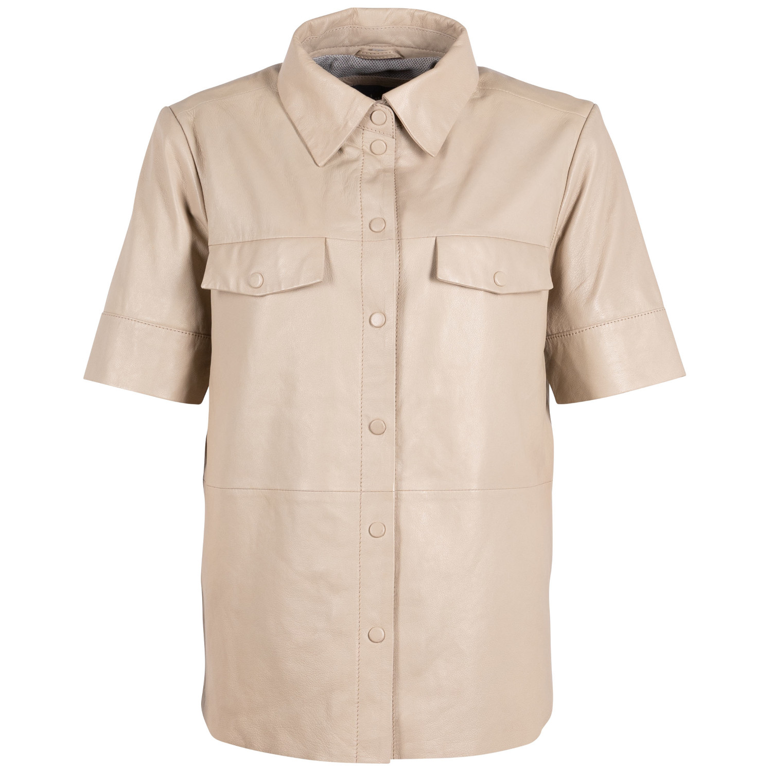 Camasa de Piele Dama Mauritius Bej Deschis GWLotta – Camasi din Piele