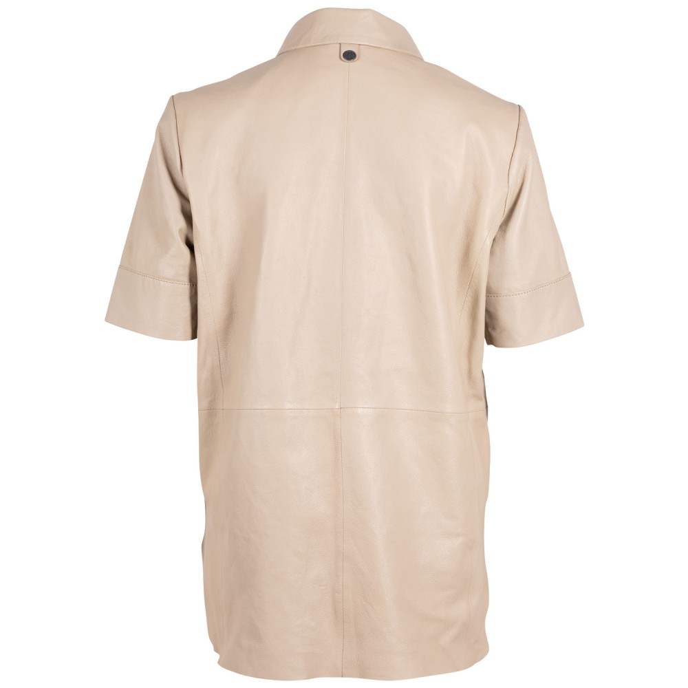 Camasa de Piele Dama Mauritius Bej Deschis GWLotta Camasa de Piele Dama Mauritius Bej Deschis GWLotta - readytowear.ro
