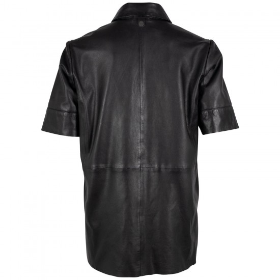 Camasa de Piele Dama Mauritius Neagra GWLotta Camasa de Piele Dama Mauritius Neagra GWLotta