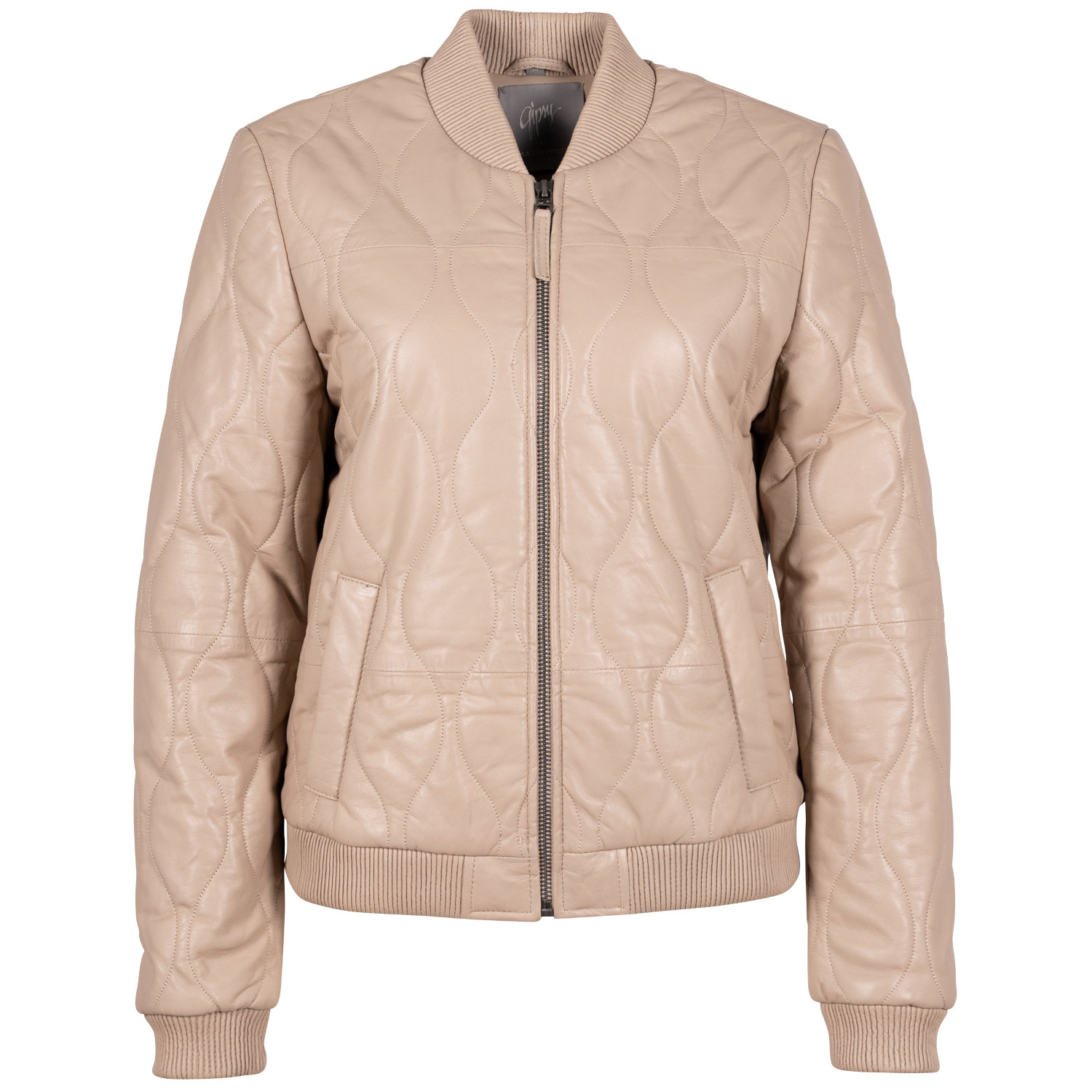 Geaca de Piele Matlasata Dama Mauritius Bej GWMailisa – Black Friday Geaca de Piele Matlasata Dama Mauritius Bej GWMailisa – Black Friday