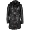 Geaca Lunga de Piele Dama Mauritius Neagra GWMargo Geaca Lunga de Piele Dama Mauritius Neagra GWMargo - readytowear.ro