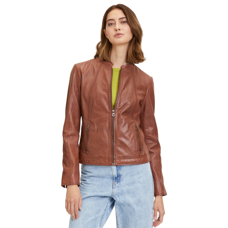 Geaca de Piele Dama Mauritius Whiskey GWMarlie – Geci de Piele