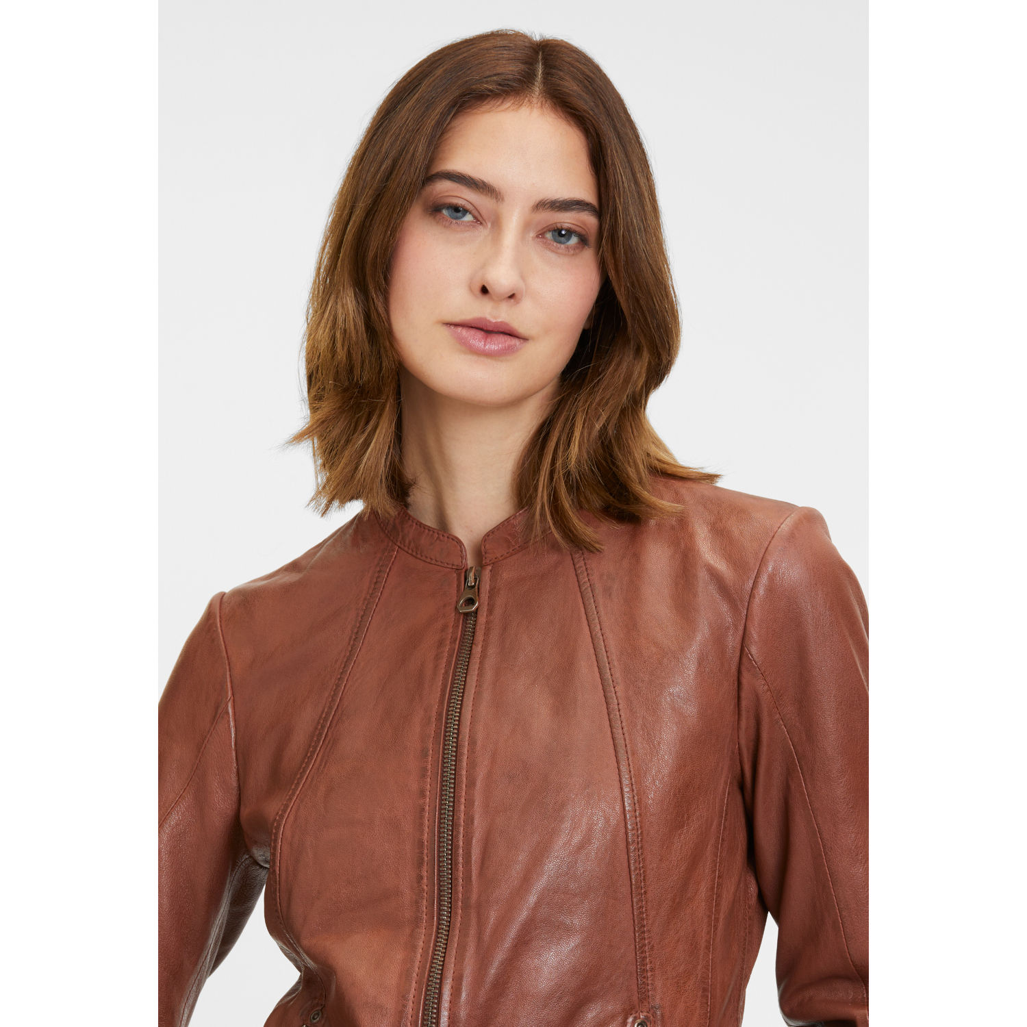 Geaca de Piele Dama Mauritius Whiskey GWMarlie – Geci de Piele