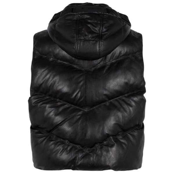 Vesta de Piele Dama Mauritius Neagra GWNamica – Veste de Piele — fotografia 4
