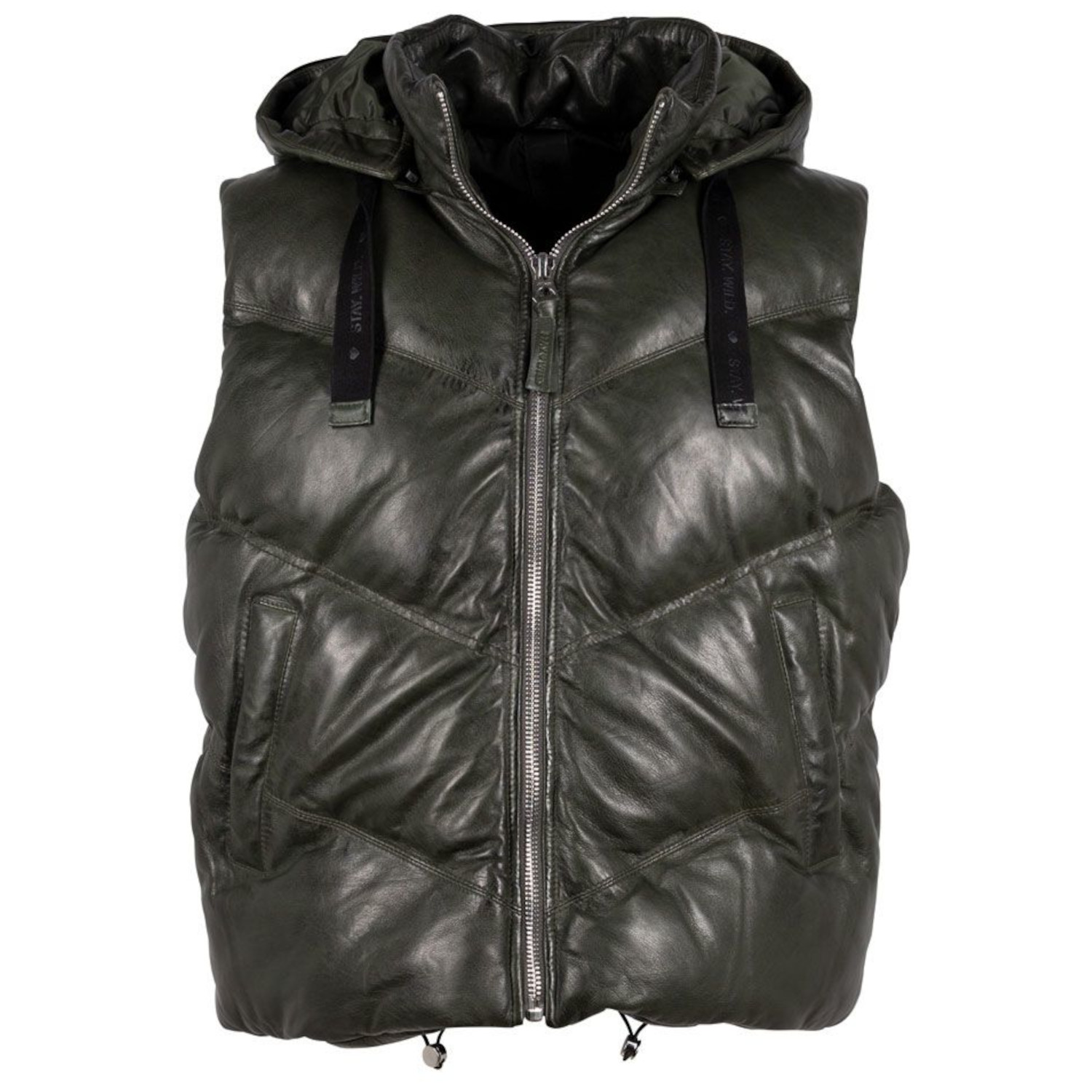 Vesta de Piele Dama Mauritius Verde Inchis GWNamica – Veste de Piele Vesta de Piele Dama Mauritius Verde Inchis GWNamica – Veste de Piele