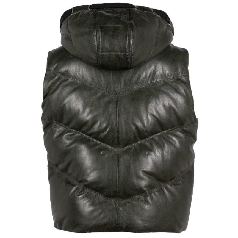 Vesta de Piele Dama Mauritius Verde Inchis GWNamica – Veste de Piele Vesta de Piele Dama Mauritius Verde Inchis GWNamica – Veste de Piele