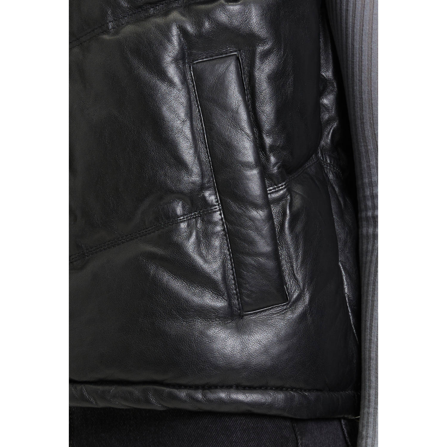 Vesta de Piele Dama Mauritius Neagra GWNammi – Veste de Piele