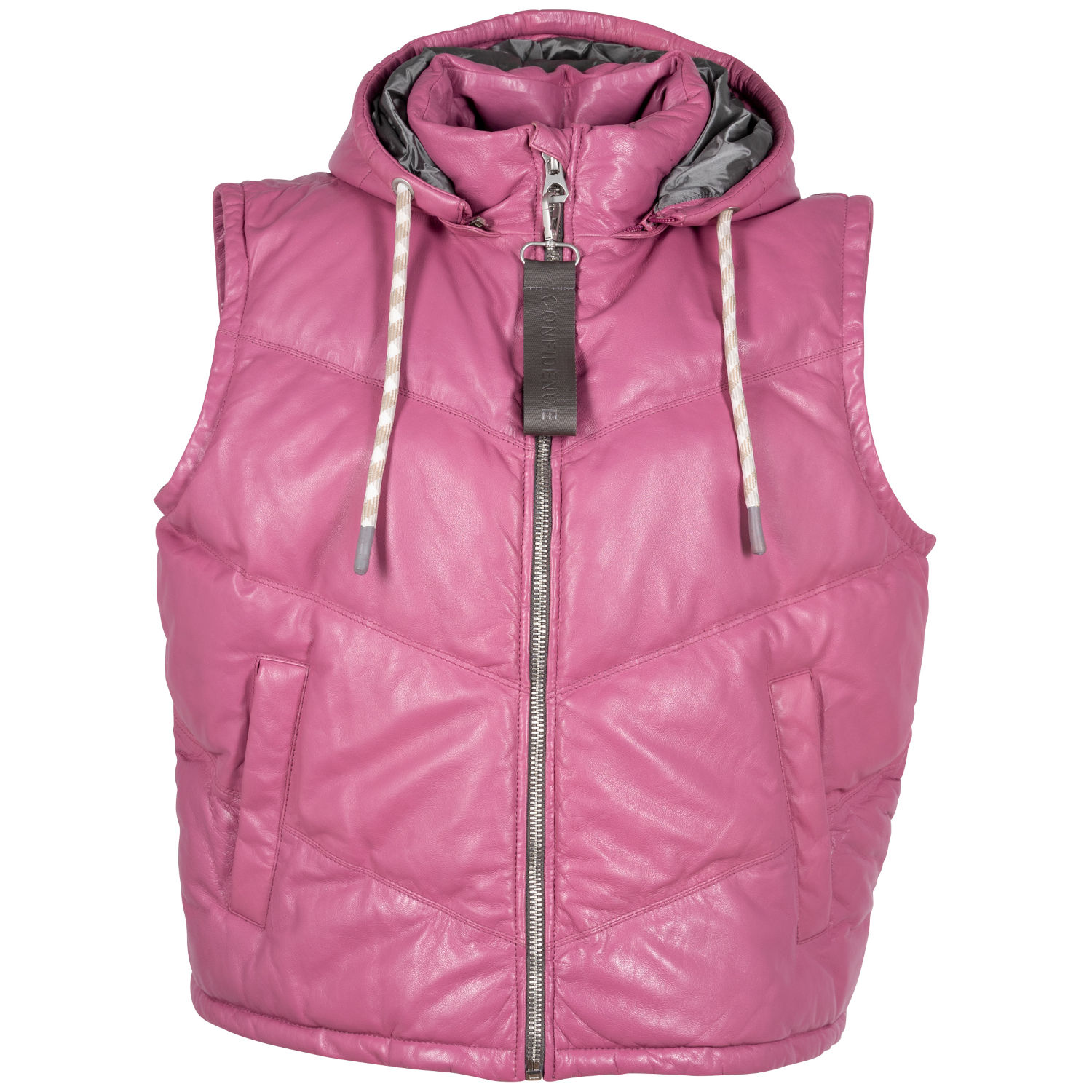 Vesta de Piele Dama Mauritius Roz GWNammi – Veste de Piele