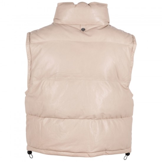 Vesta de Piele Dama Mauritius Bej Deschis GWNelli Vesta de Piele Dama Mauritius Bej Deschis GWNelli