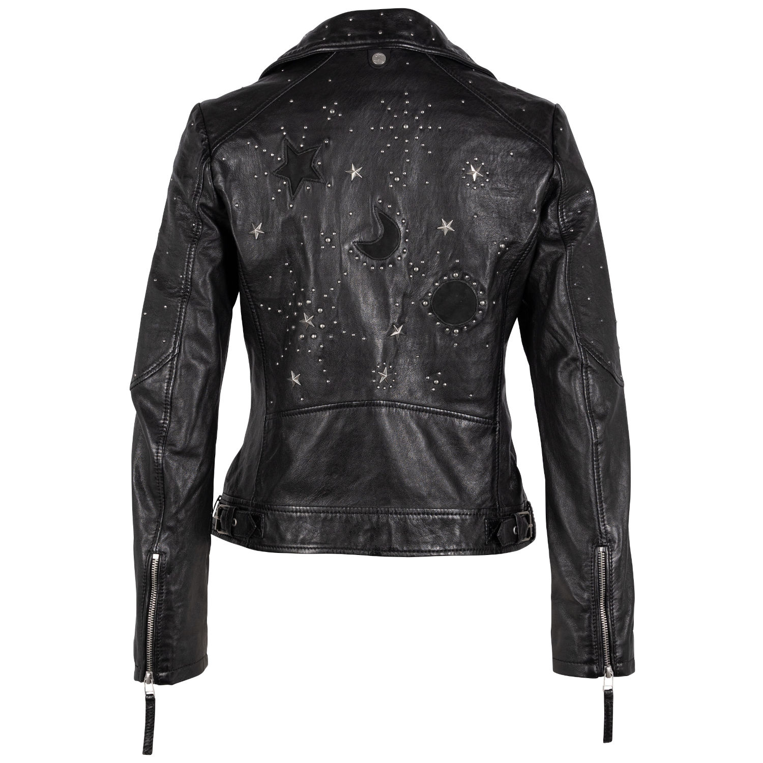 Geaca de Piele Dama Mauritius Neagra GWNoelia – Black Friday