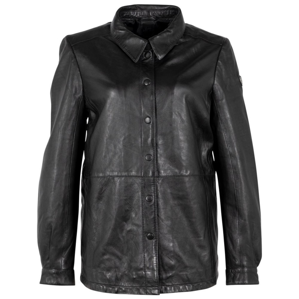 Camasa de Piele Dama Mauritius Neagra GWOfilia Camasa de Piele Dama Mauritius Neagra GWOfilia - readytowear.ro