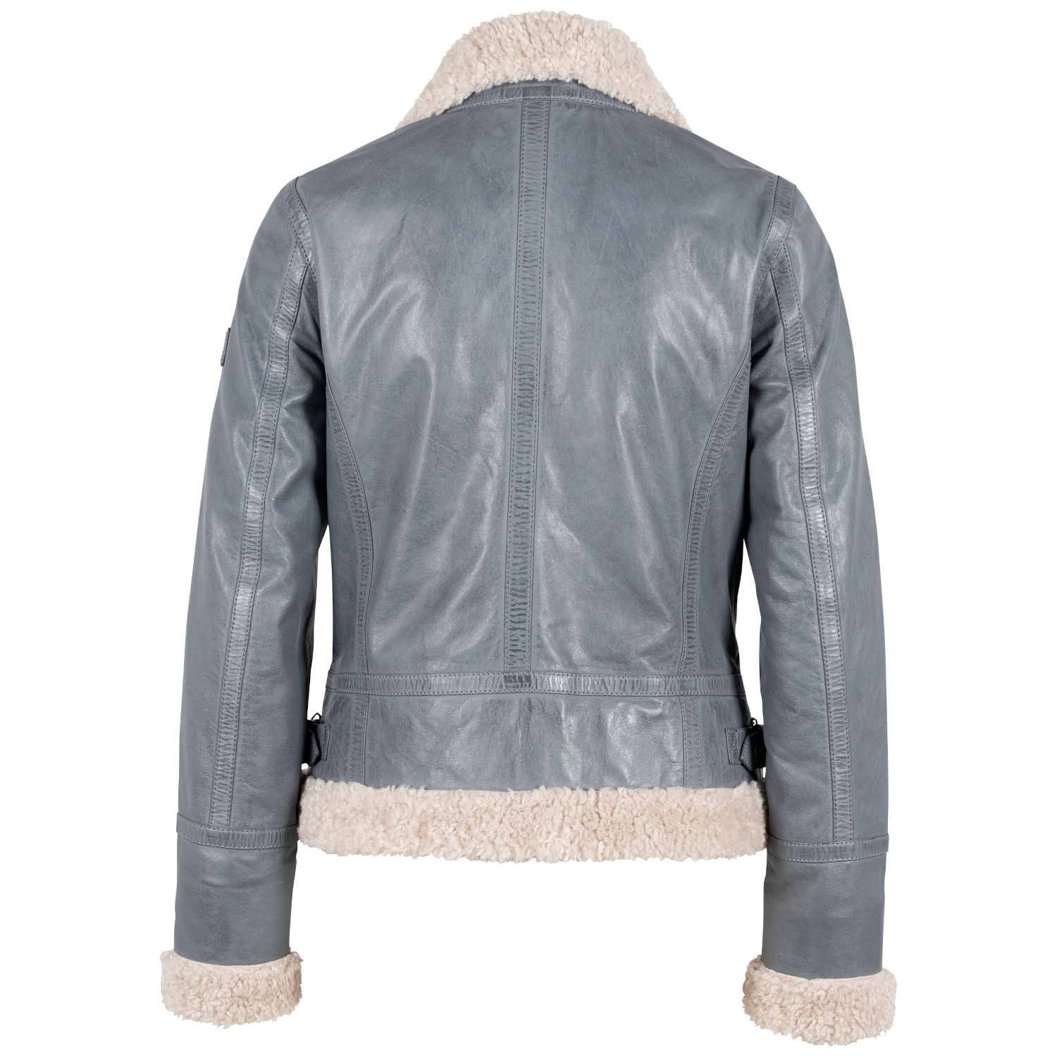 Cojoc de Piele Dama Mauritius Albastru Prafuit GWPhilina – Geci de Iarna Cojoc de Piele Dama Mauritius Albastru Prafuit GWPhilina – Geci de Iarna