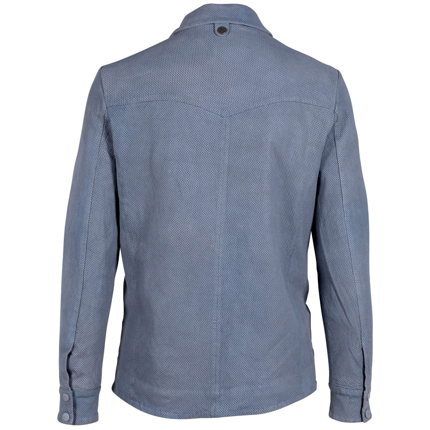 Camasa de Piele Dama Mauritius Albastru Prafuit GWSarie – Camasi din Piele