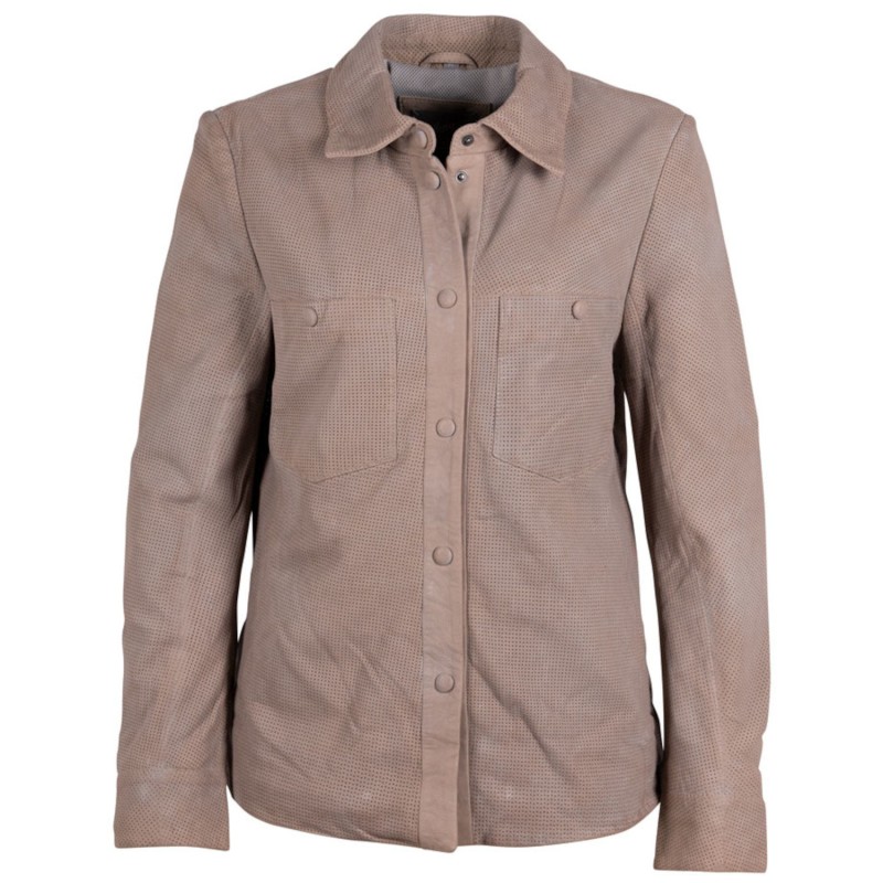 Camasa de Piele Dama Mauritius Gri Inchis GWSarie – Camasi din Piele