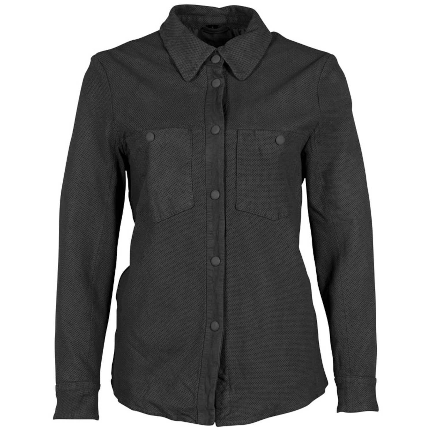 Camasa de Piele Dama Mauritius Neagra GWSarie – Camasi din Piele