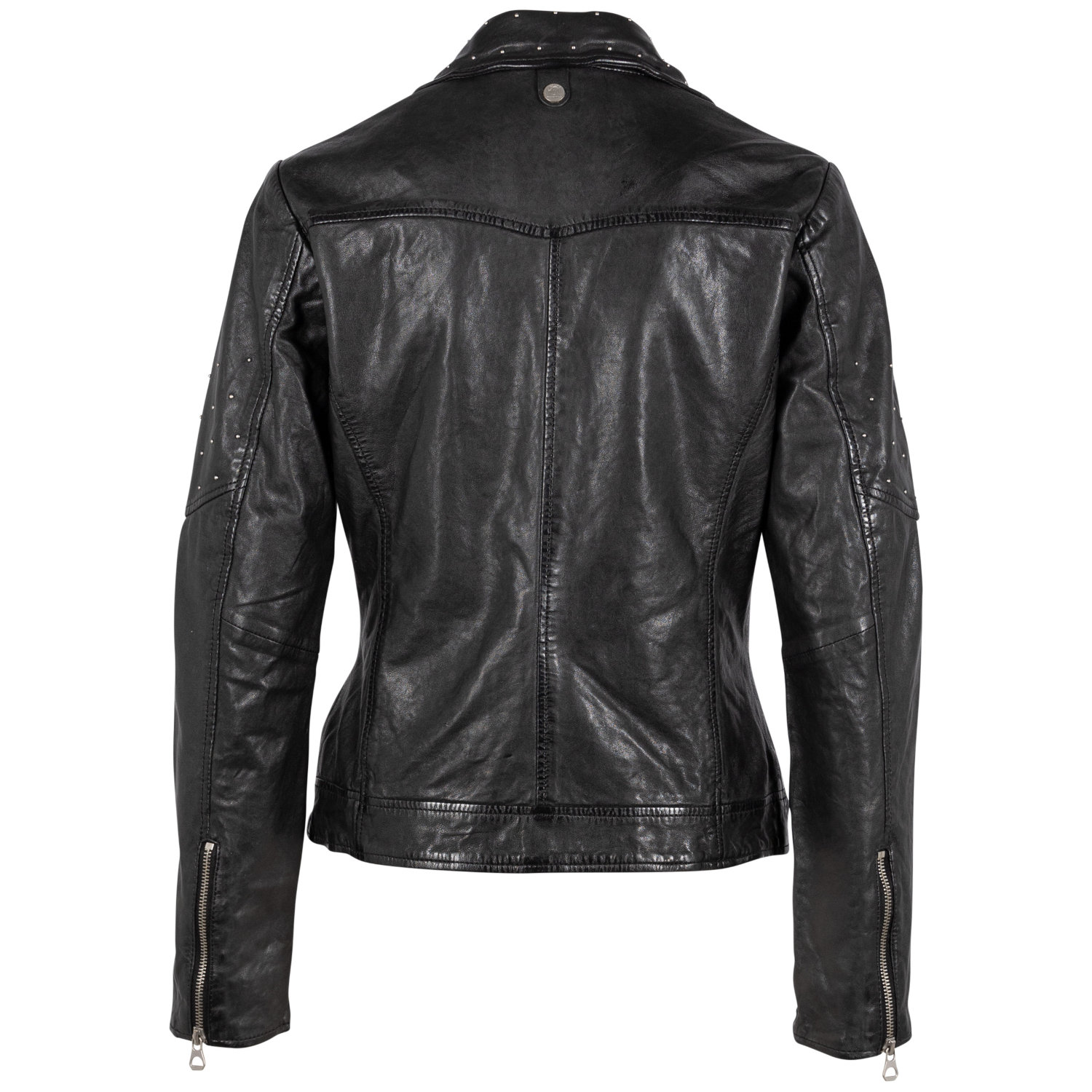 Geaca de Piele Dama Mauritius Neagra GWShanila – Black Friday