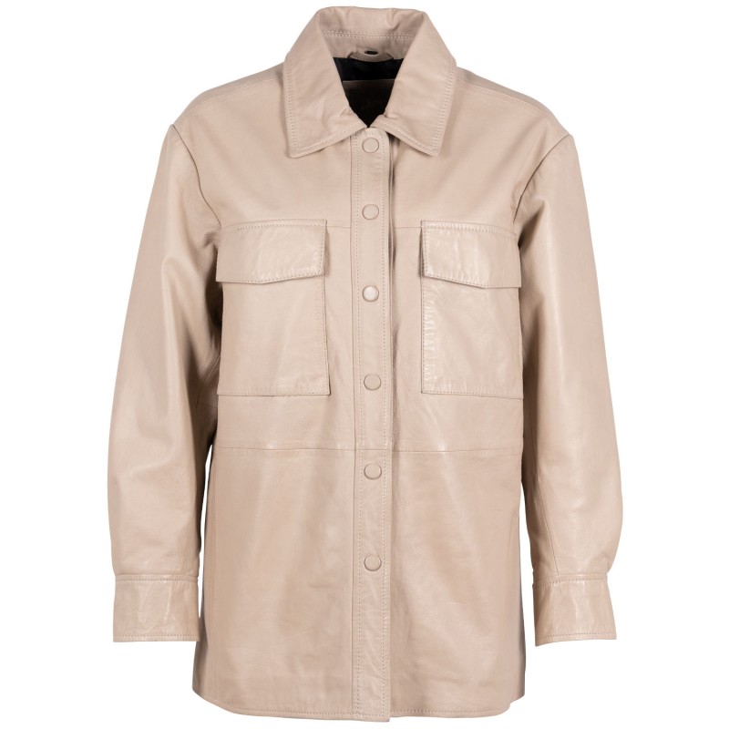 Camasa de Piele Dama Mauritius Bej Deschis GWTalisha – Camasi din Piele