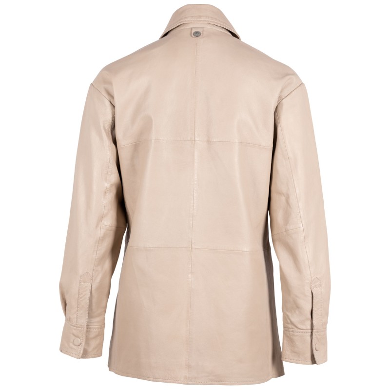 Camasa de Piele Dama Mauritius Bej Deschis GWTalisha – Camasi din Piele