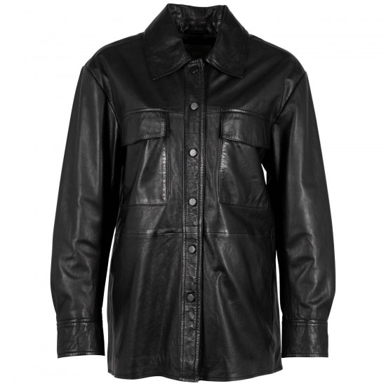 Camasa de Piele Dama Mauritius Neagra GWTalisha Camasa de Piele Dama Mauritius Neagra GWTalisha
