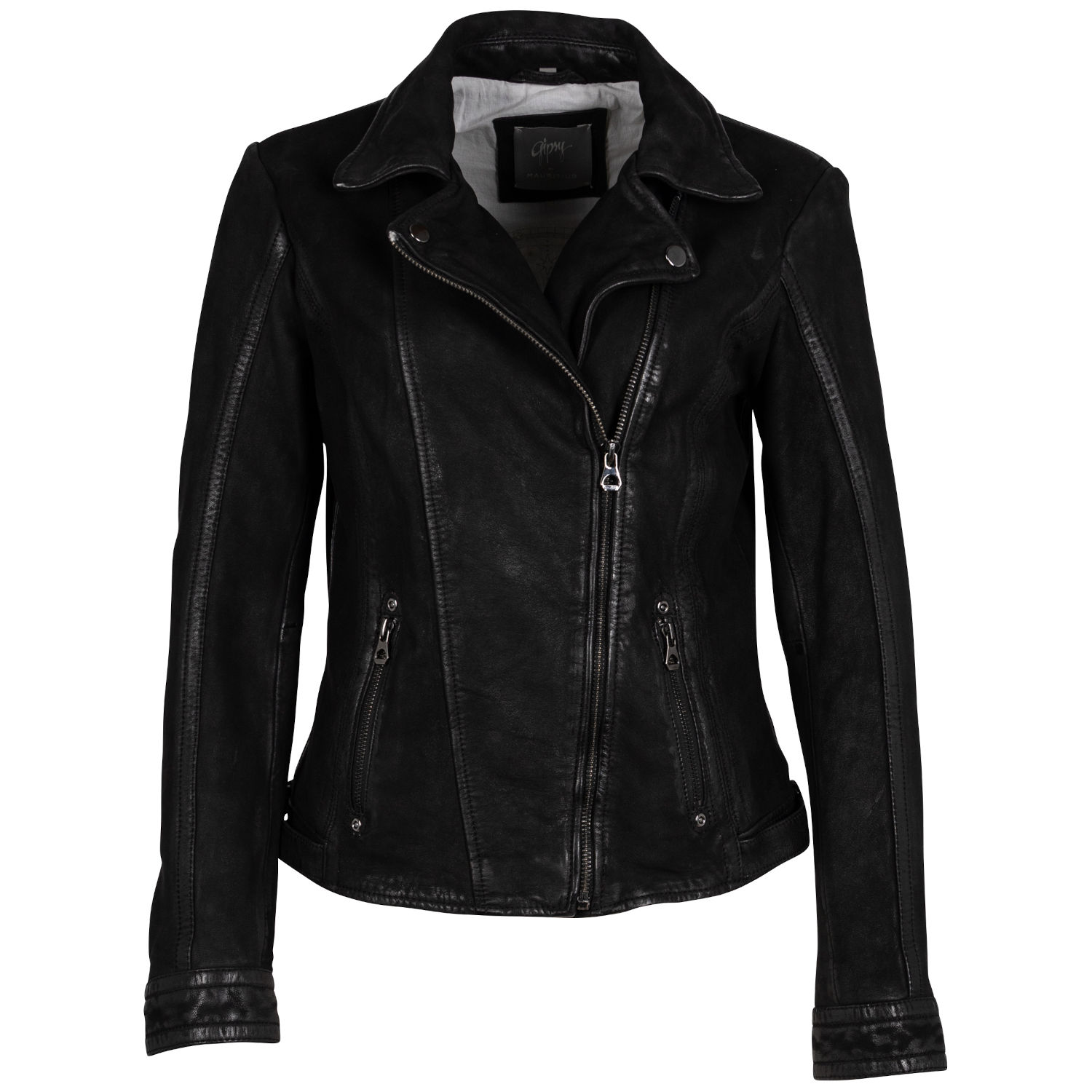 Geaca de Piele Dama Mauritius Neagra GWTwila – Geci de Piele