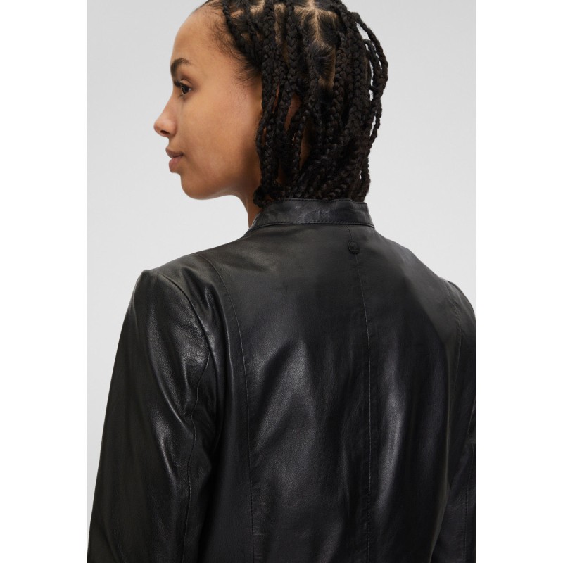 Rochie de Piele Dama Mauritius Neagra GWVarisa – Black Friday