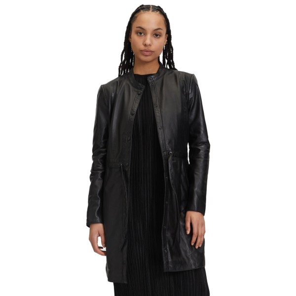 Rochie de Piele Dama Mauritius Neagra GWVarisa