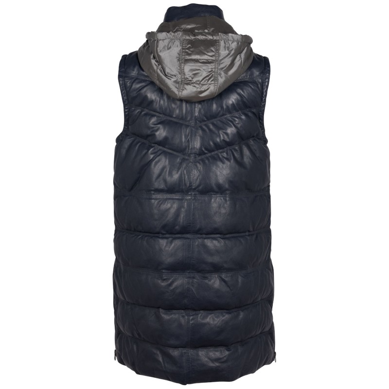 Vesta Lunga de Piele Dama Mauritius Albastra GWVivika – Veste de Piele Vesta Lunga de Piele Dama Mauritius Albastra GWVivika – Veste de Piele