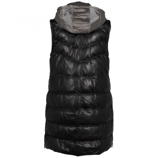 Vesta Lunga de Piele Dama Mauritius Neagra GWVivika Vesta Lunga de Piele Dama Mauritius Neagra GWVivika