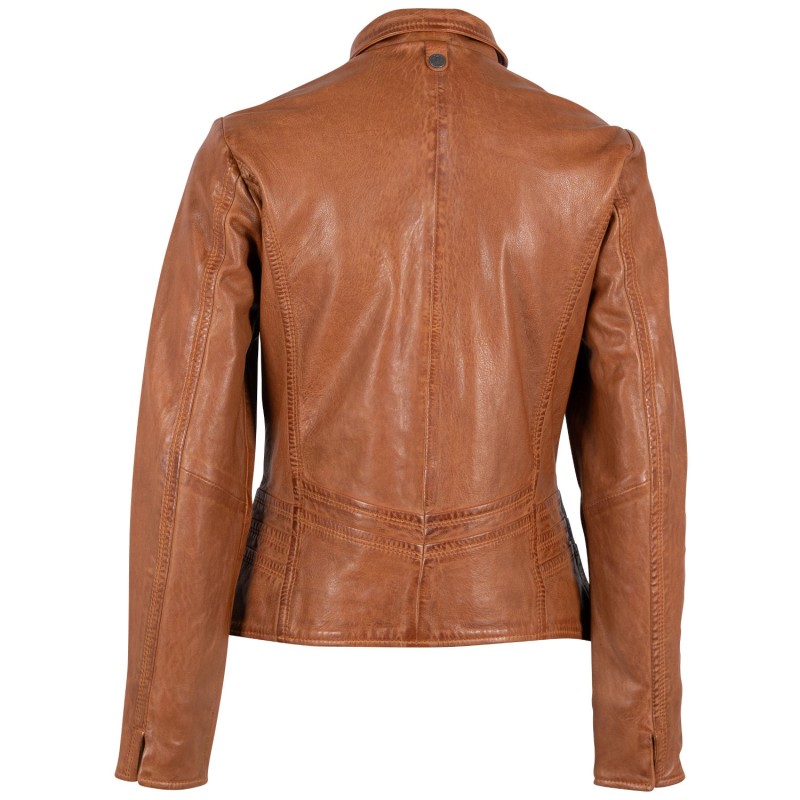 Geaca de Piele Dama Mauritius Coniac GWWany – Black Friday