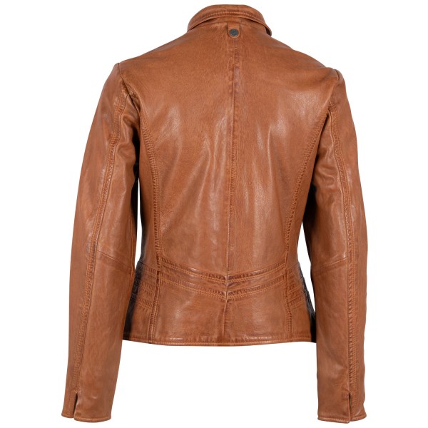 Geaca de Piele Dama Mauritius Coniac GWWany
