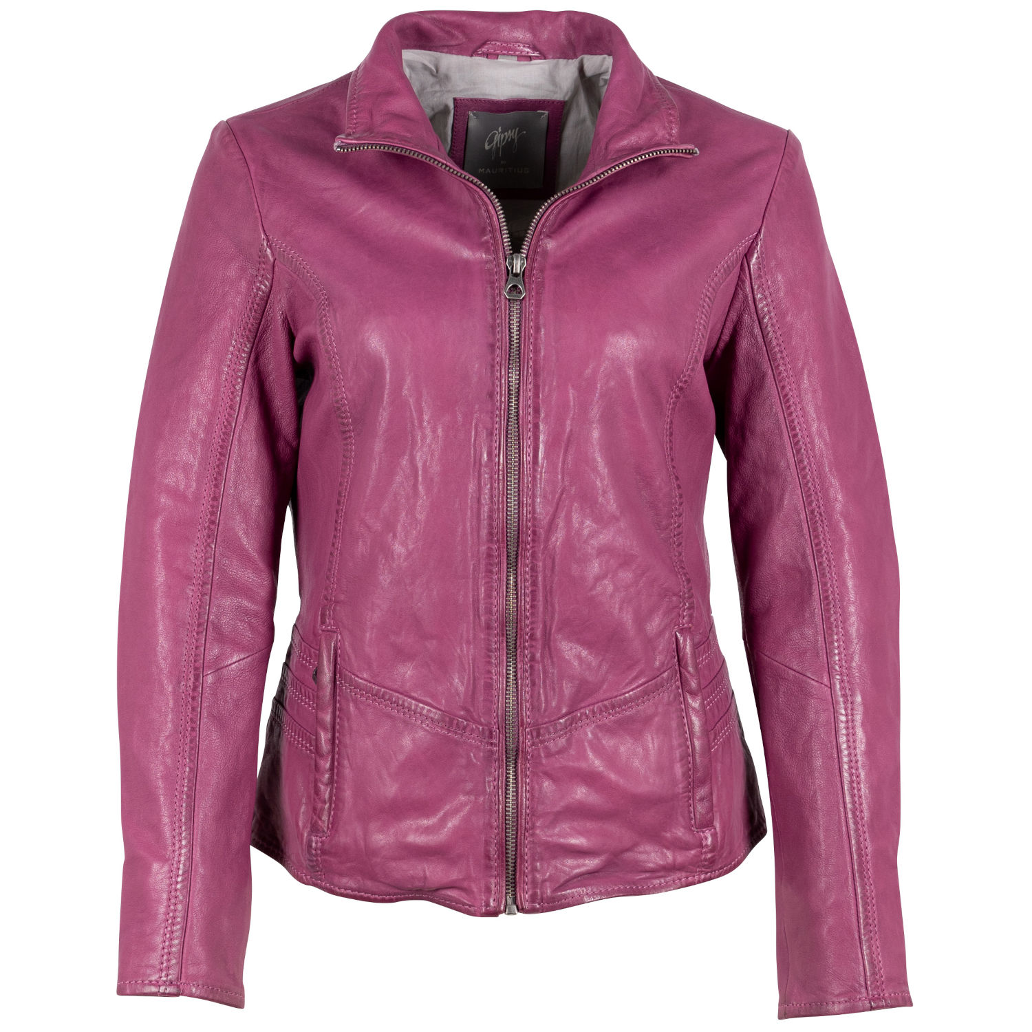 Geaca de Piele Dama Mauritius Roz Inchis GWWany – Black Friday Geaca de Piele Dama Mauritius Roz Inchis GWWany – Black Friday
