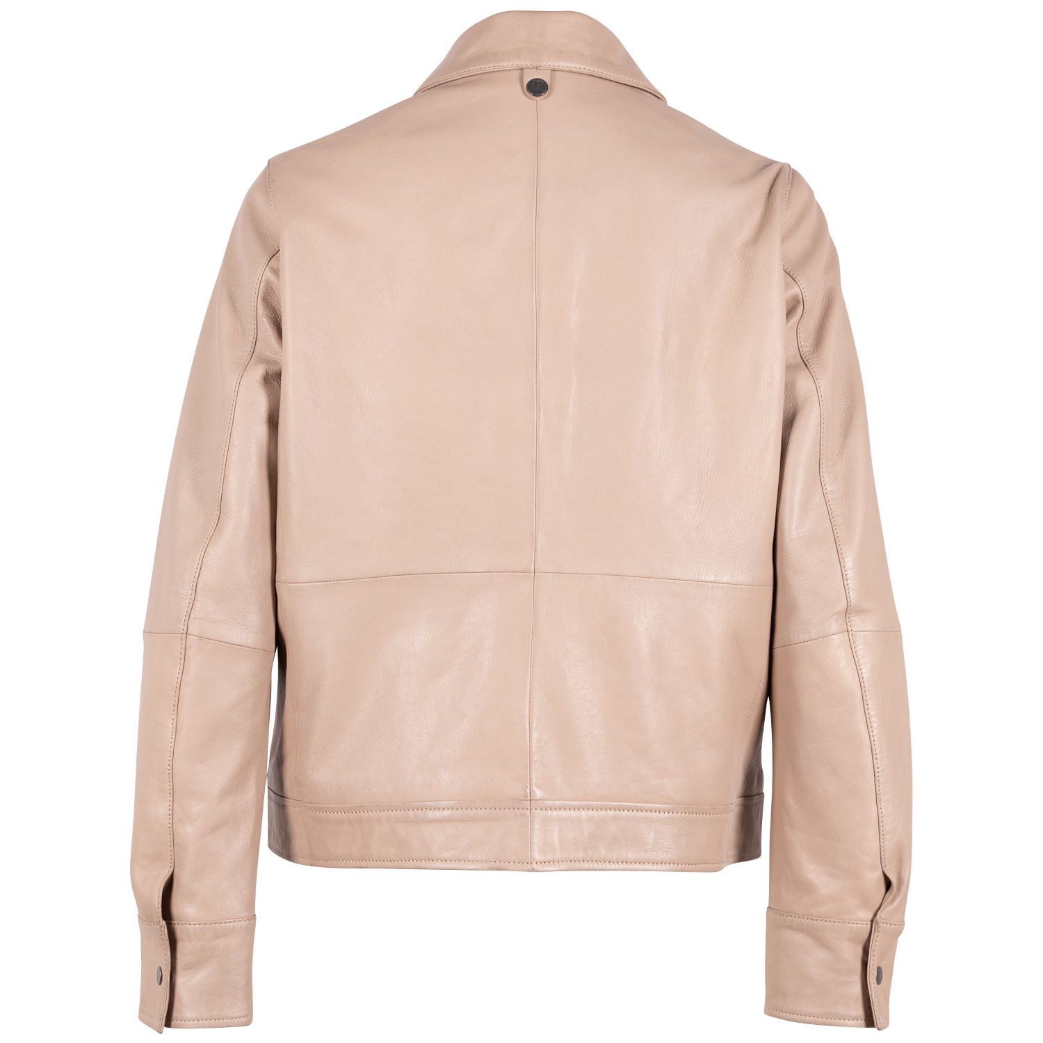 Geaca de Piele Dama Mauritius Bej GWYunni – Geci de Piele