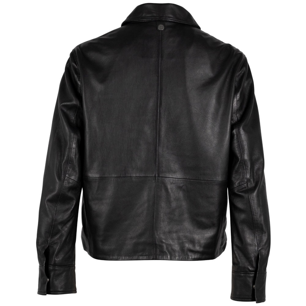 Geaca de Piele Dama Mauritius Neagra GWYunni Geaca de Piele Dama Mauritius Neagra GWYunni - readytowear.ro