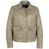 Geaca de Piele Dama Mauritius Olive Deschis GWYunni Geaca de Piele Dama Mauritius Olive Deschis GWYunni - readytowear.ro