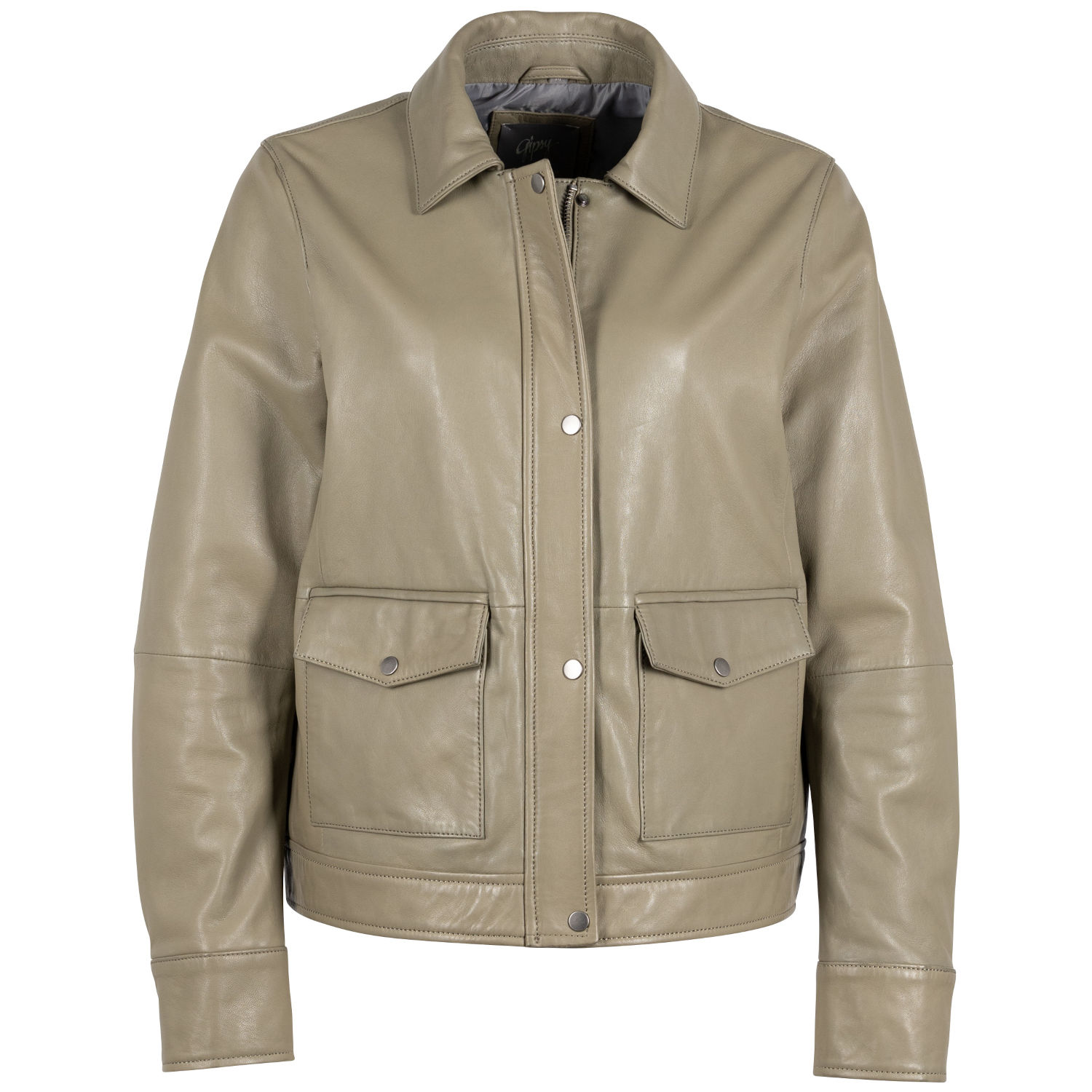 Geaca de Piele Dama Mauritius Olive Deschis GWYunni – Geci de Piele Geaca de Piele Dama Mauritius Olive Deschis GWYunni – Geci de Piele