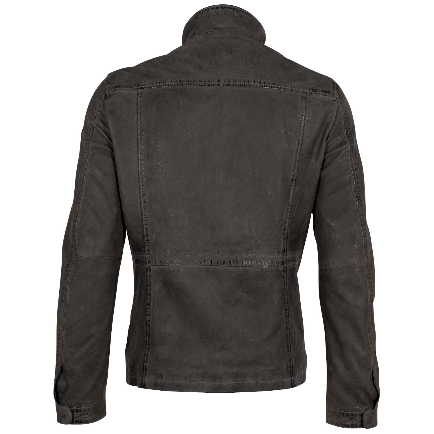 Geaca de Piele Barbati Mauritius Olive Inchis MMGaldon – Geci de Piele