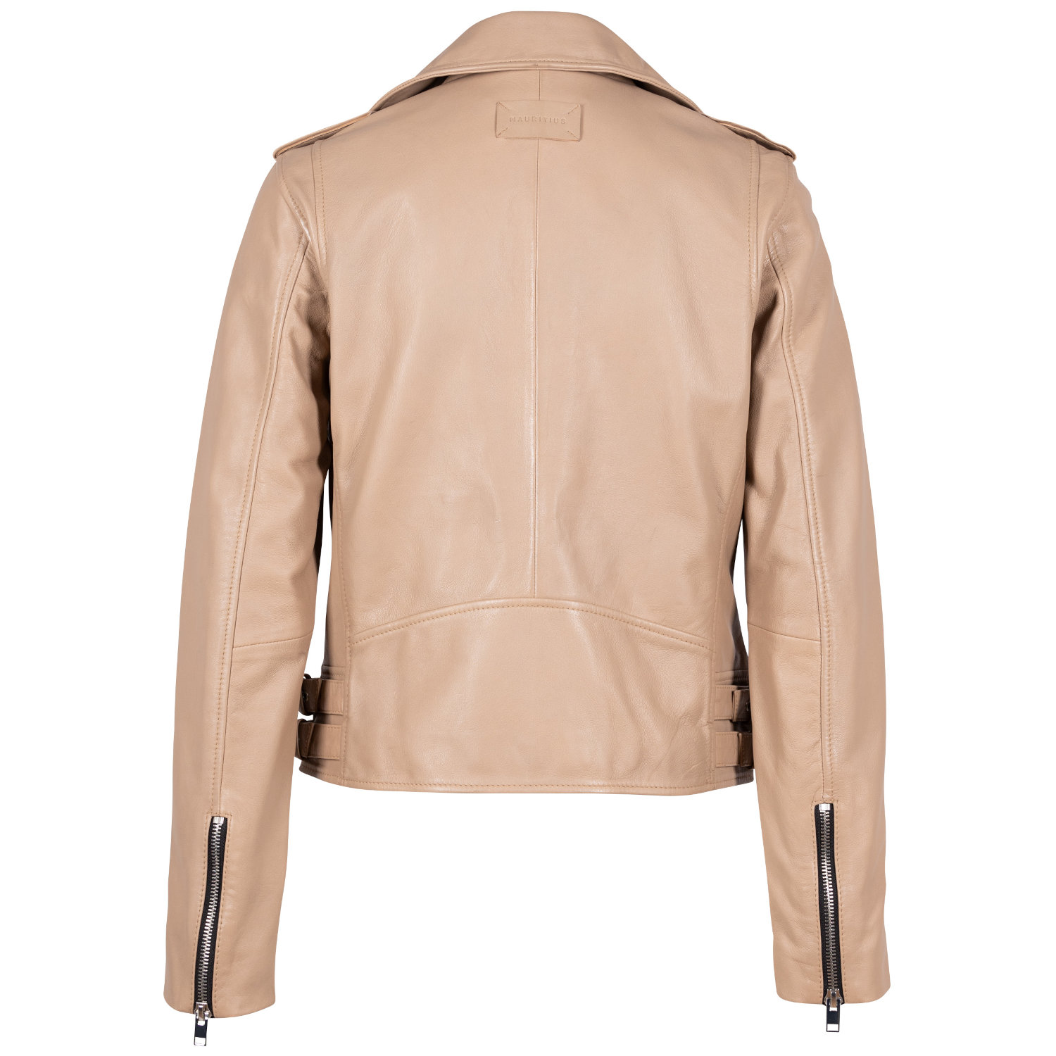 Geaca de Piele Dama Mauritius Bej MSWBjelle – Black Friday