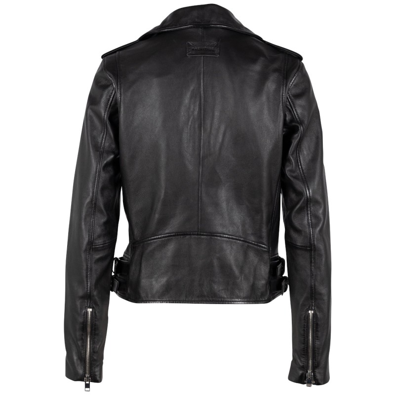 Geaca de Piele Dama Mauritius Neagra MSWBjelle – Geci de Piele