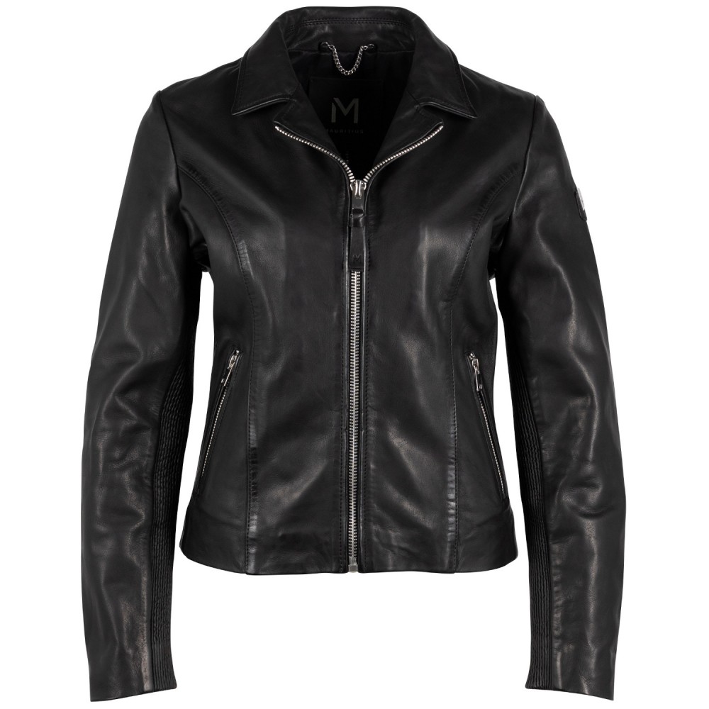 Geaca de Piele Dama Mauritius Neagra MSWLouanne Geaca de Piele Dama Mauritius Neagra MSWLouanne - readytowear.ro