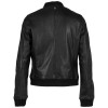 Geacă de piele damă neagră Mauritius MWBjella bomber din piele naturală