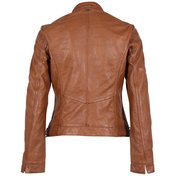 Geaca de Piele Dama Mauritius Coniac MWJanka