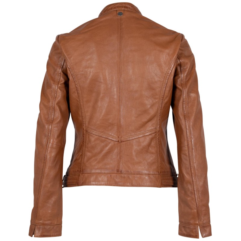 Geaca de Piele Dama Mauritius Coniac MWJanka – Black Friday