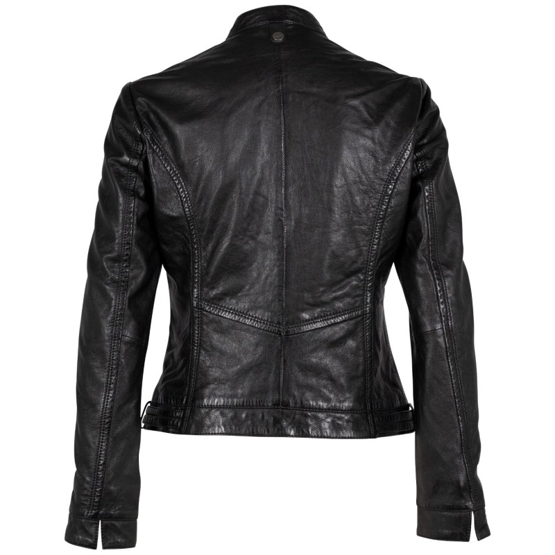 Geaca de Piele Dama Mauritius Neagra MWJanka – Geci de Piele