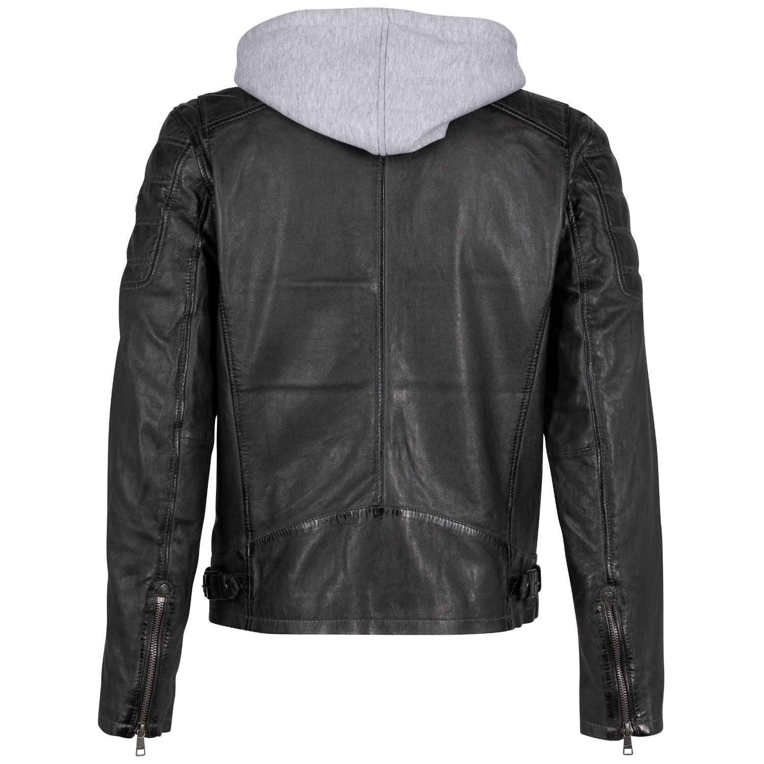 geaca piele naturala barbati mauritius rylo antracit regular fit