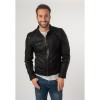 Geaca de Piele Barbati 2.0 by Mauritius Neagra 2MCrain – Geci de Piele