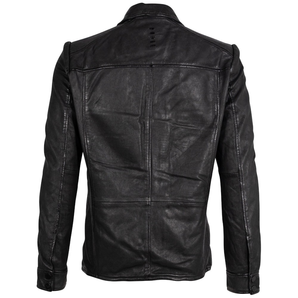 Camasa de Piele Barbati 2.0 by Mauritius Neagra 2MDonn - readytowear