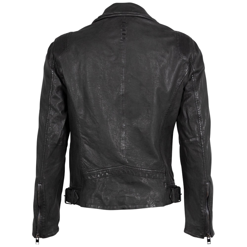 Geaca de Piele Barbati 2.0 by Mauritius Neagra 2MFerris - readytowear