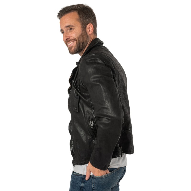 Geaca de Piele Barbati 2.0 by Mauritius Neagra 2MFerris – Geci de Piele Geaca de Piele Barbati 2.0 by Mauritius Neagra 2MFerris – Geci de Piele